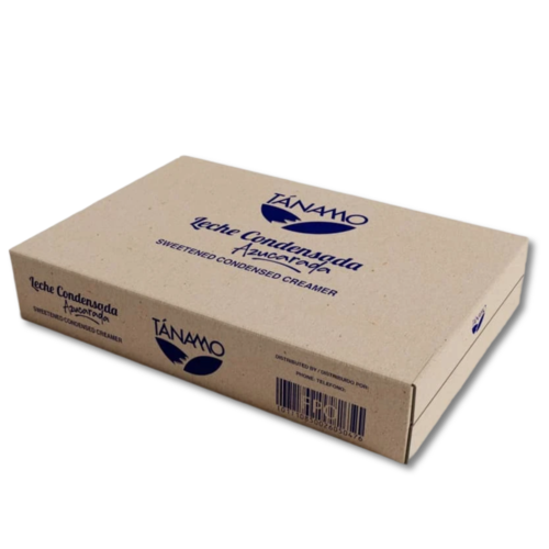 Tánamo Condensed Milk packaging