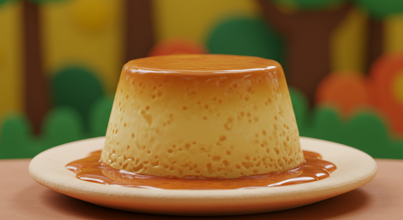 Flan made with Tánamo Condensed Milk